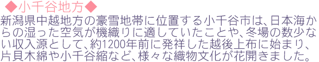 小千谷地方解説